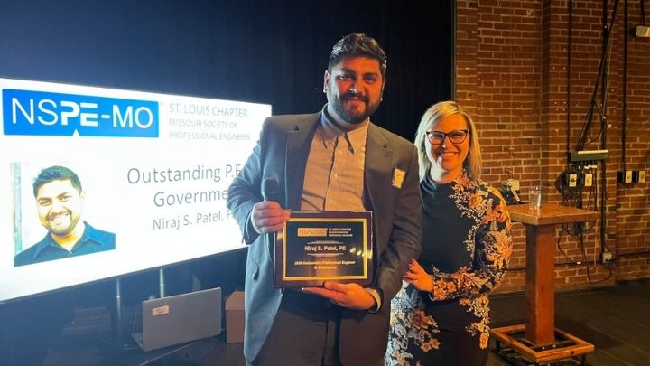 Patel Receives 2025 Professional Engineer in Government Award