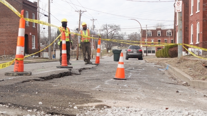 Employees Assess North St. Louis Street